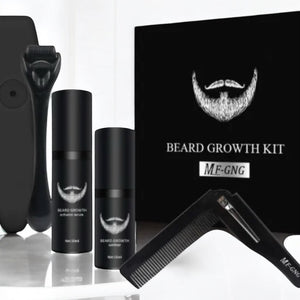 4 Piece Beard Growth Kit