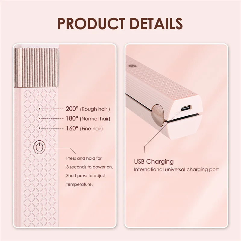 USB Mini Hair Straightener