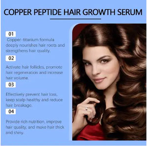 Copper Glow: 30ml Peptide Hair & Scalp Repair Serum