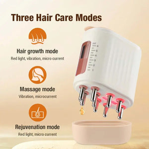 Advanced Hair Serum Applicator with Red Light Therapy